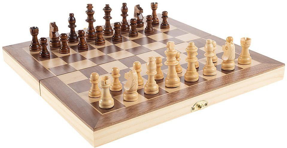 12" Wooden Fold-able Chess Board Game | Storage For Wooden Chess Pawns (SS021) 5 cm Chess Board