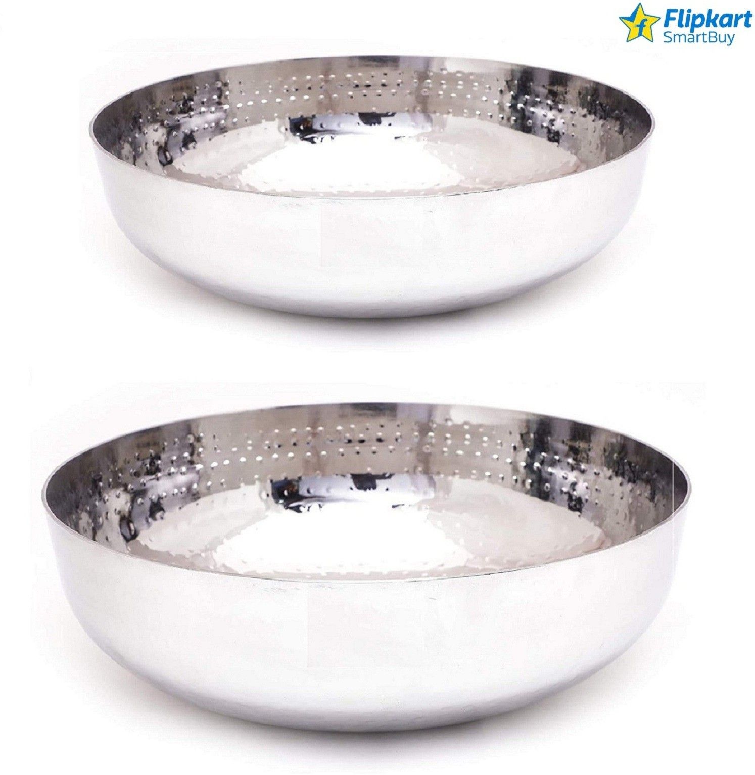 flipkart smartbuy Stainless Steel Vegetable Bowl 16 CM & 19 CM Stainless Steel Heavy Bottom Kadai Kadhai Cookware for Cooking Hammered Tasla/Heavy Bottom Cookware/Kadai/Kadhai for Kitchen/Utensils for Cooking, Deep Frying MATHAR/HAMMRED TASLA/TASLA 18 Gauge Life TIME GURANTEE Hammered Tasla/Kadhai (Without Handle) Serving Food cooking Kitchen Utilise Vassels Kadhai Work Decorative Mixing Bowls Stainless Steel Disposable Mixing Bowl Kadhai Kadhai 16 cm, 19 cm diameter 1 L, 1.5 L capacity-picture-11