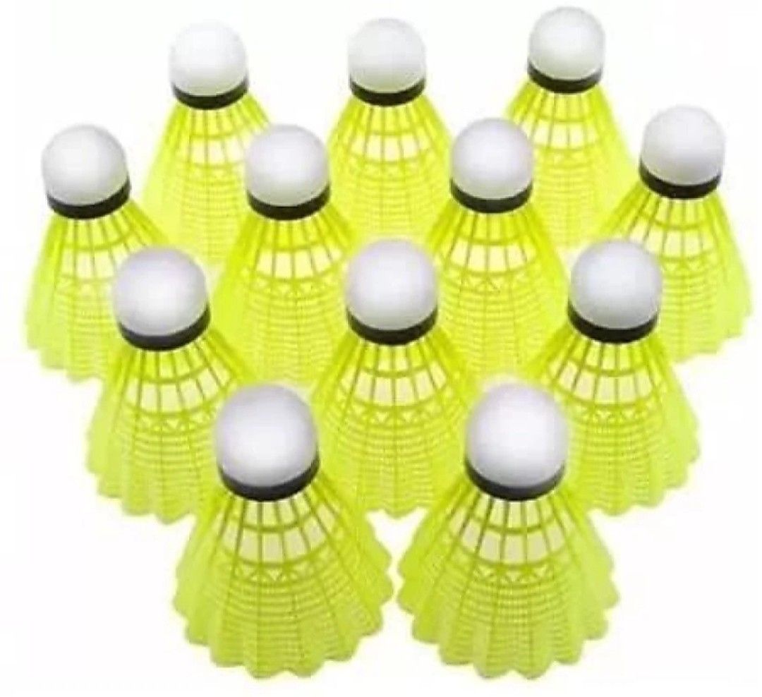 nylon HG best qality shuttle pack of 10 Nylon Shuttle - Yellow-image-39