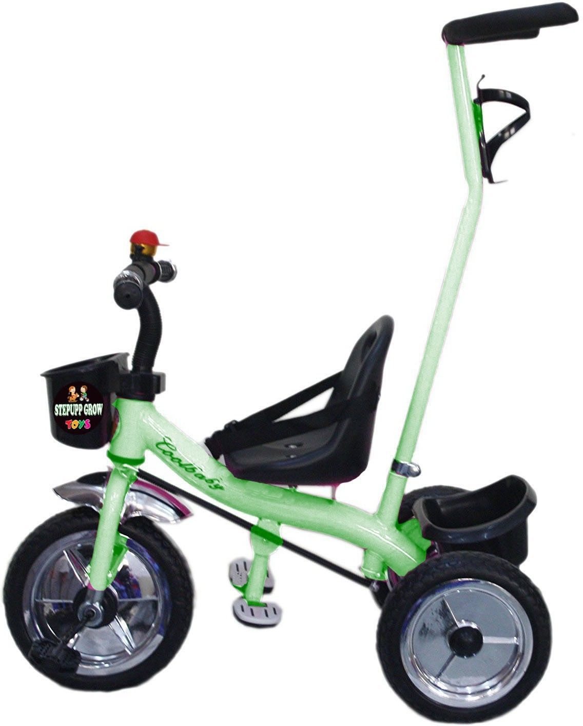 BABY TRICYCLE FOR KIDS WITH FRONT OR BACK BASKET AND PARENT HANDLE OR FOOTREST GREEN COLOUR KIDS TRICYCLE RECOMMENDED TRICYCLE FOR BABY GIRL OR TRICYCLE FOR BABY BOY OR TRICYCLE FOR TODDLER GIRL OR TRICYCLE FOR TODDLER BOY RECOMMENDED FOR TODDLER 1,2,3,4,5 YEAR CHILDREN TRICYCLE FOR KIDS kids tricycle/baby tricycle/tricycle/STG L GREEN 010 Tricycle-image-14