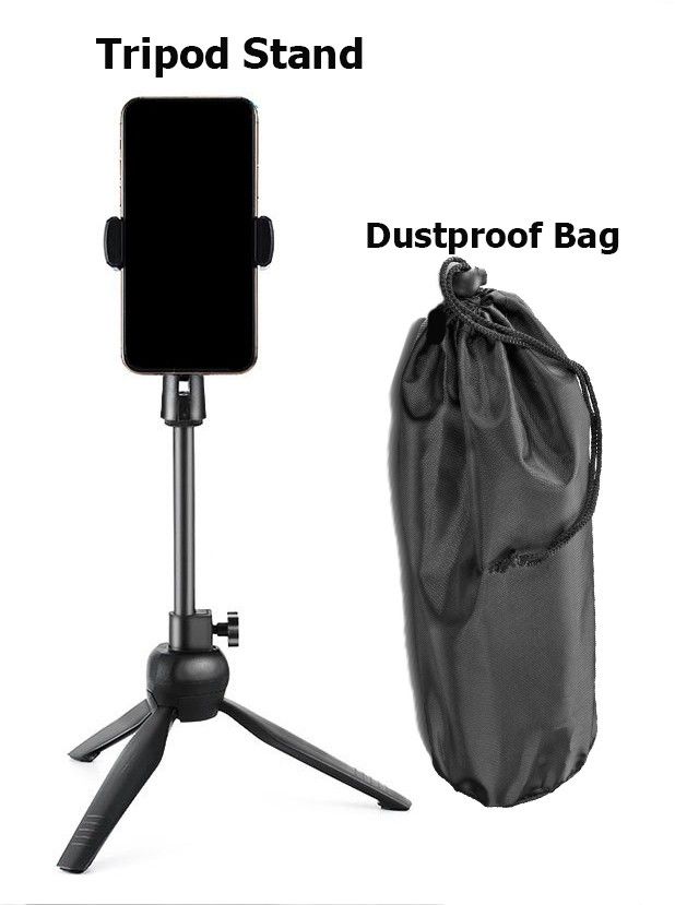 PULTO Universal Phone Tripods Holder + Dustproof Bag 360 degree adjust tablet video micro mobile cell phone tripod holder stand Adjustable Desktop Microphone Tripod Microphone Stand Holder Adjustable Phone Selfie Stick Desk Tripod Stand Support Display Holder Mobile Phone Stand Holders All Smartphone’s Tripod Bracket mobile phone holder Multi-functional for Live Special Design for Streaming, Video Blogs, Online Classes Mobile Holderable Mobile Broadcast Stand Tripod, Monopod, Monopod Kit, Tripod Ball Head, Tripod Clamp, Tripod Bracket, Tripod Kit-image-23