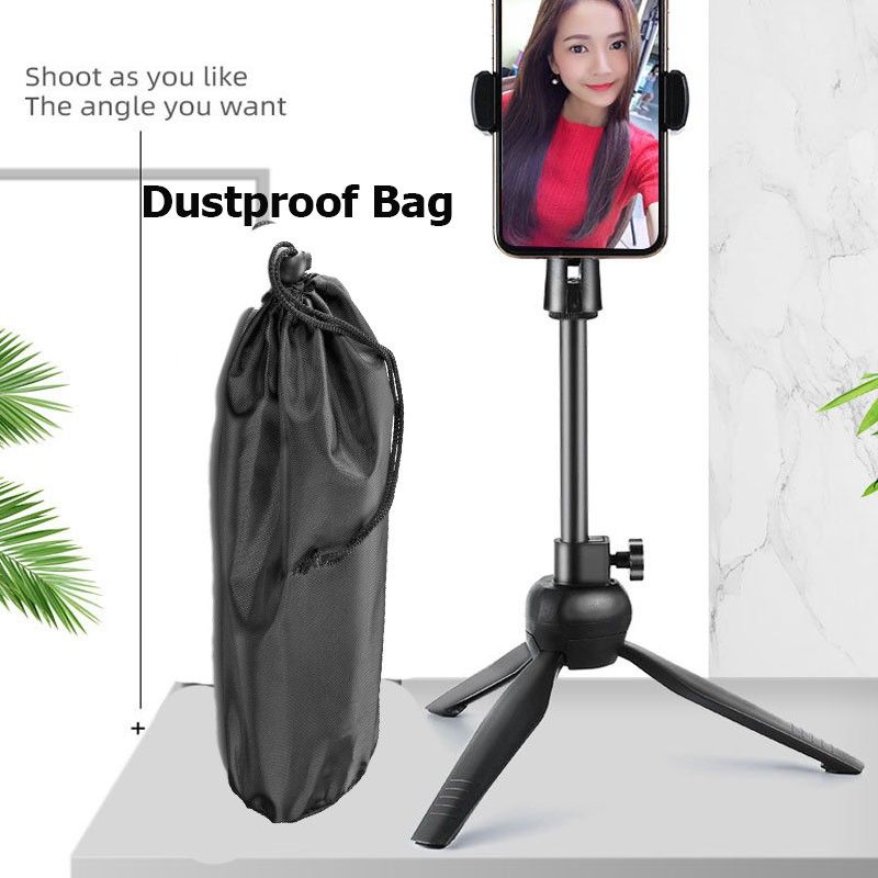 PULTO New Collection Universal Phone Tripods Holder + Dustproof Bag 360 degree adjust tablet video micro mobile cell phone tripod holder stand Adjustable Desktop Microphone Tripod Microphone Stand Holder Adjustable Phone Selfie Stick Desk Tripod Stand Support Display Holder Mobile Phone Stand Holders All Smartphone’s Tripod Bracket mobile phone holder gimble Multi-functional for Live Special Design for Streaming, Video Blogs, Online Classes Mobile Holderable Mobile Broadcast Stand Tripod, Monopod, Monopod Kit, Tripod Ball Head, Tripod Clamp, Tripod Bracket, Tripod Kit-image-24