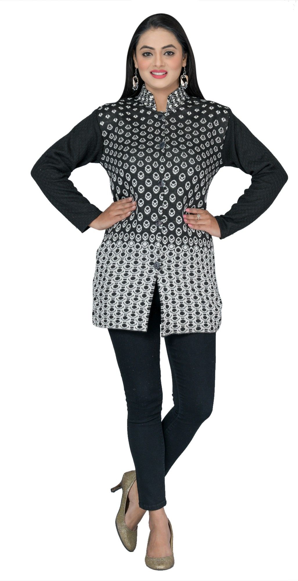 adi & adi WOOL Woven Coat For Women-picture-27
