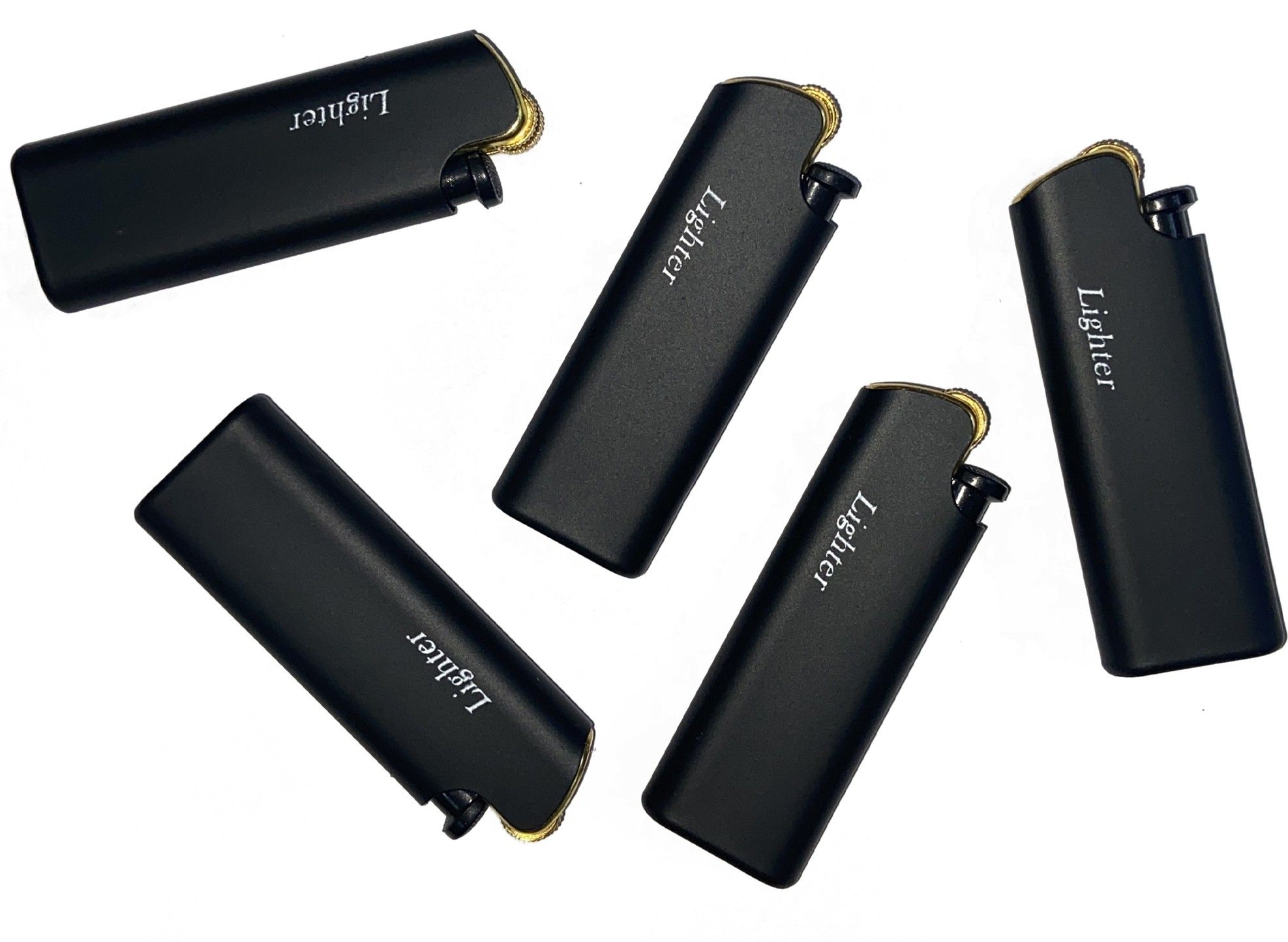 asraw Refillable Lighter - Pack of 5 Matt Finish Premium Pocket Lighter Pocket Lighter-picture-10