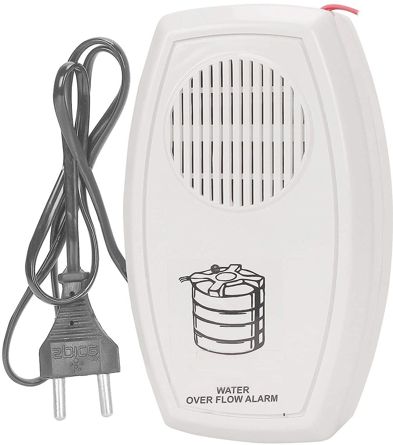 AIMERS Electric Water Tank Overflow Siren Alarm Bell- with Loud Sound and Hindi and English Voice Wired Sensor Security System-image-3