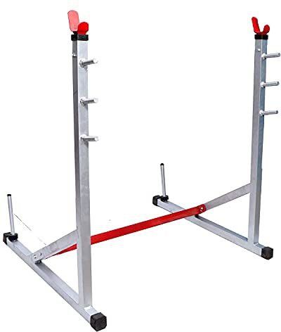 Barbell Stand Weight Lifting Gym Family Fitness Adjustable Squat Rack Bench Press Multipurpose Fitness Bench-image-22
