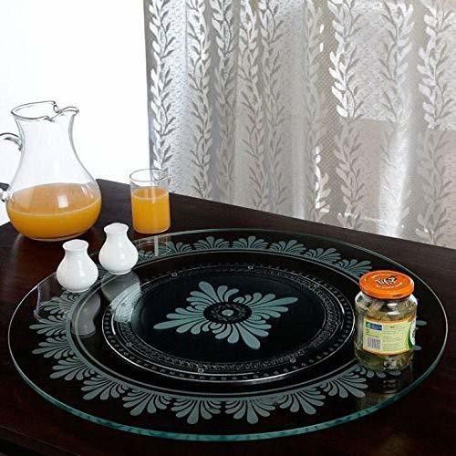 easyroot SRI -3 Flora Lazy Susan 18" Glass Glass Holder-picture-0