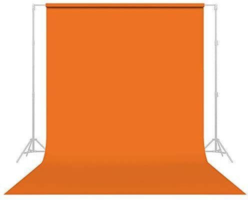 Cam cart 8FTX10.5 FT Orange Backdrop Background for Photography Photo Booth Backdrop for Photoshoot Background Screen Video Recording Parties Curtain Reflector Reflector-image-23