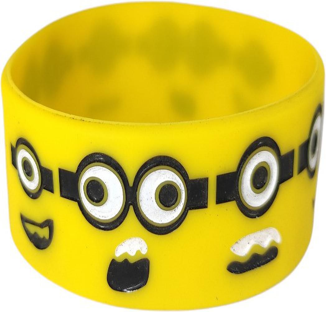 Pack of 1 Minion Yellow Silicon Wrist Band for Men and Boys Men Wrist Band-image-45
