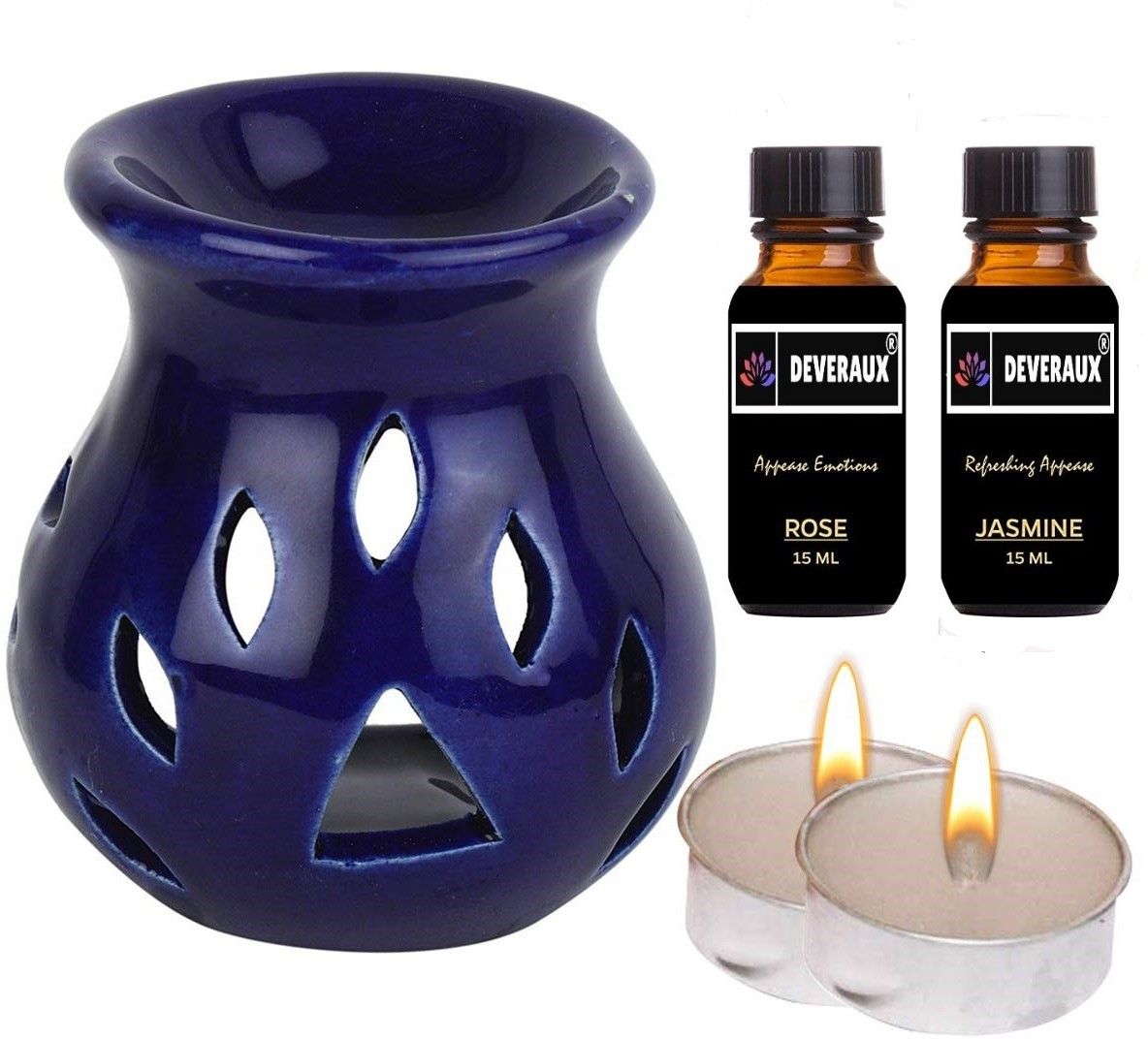 Rose, Jasmine Diffuser Set