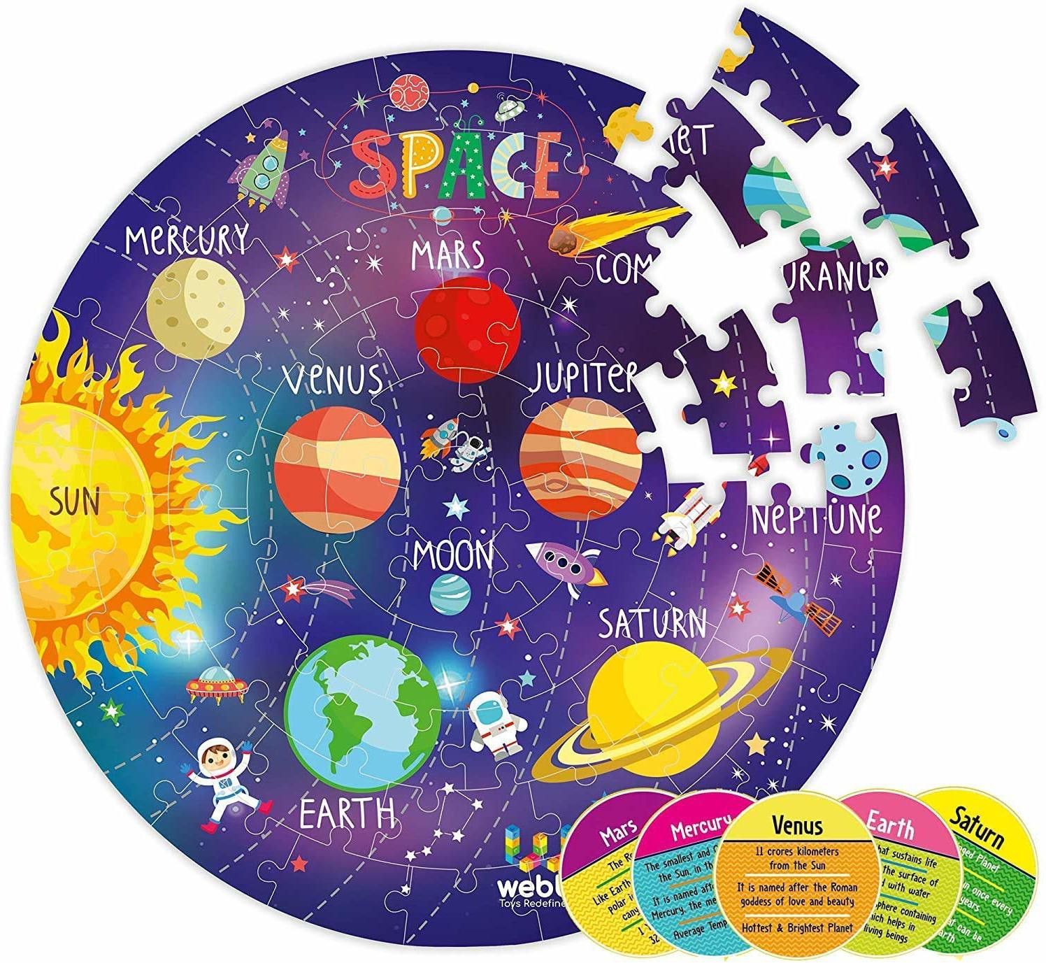 Educational Amazing Solar Jigsaw Floor Puzzle.60