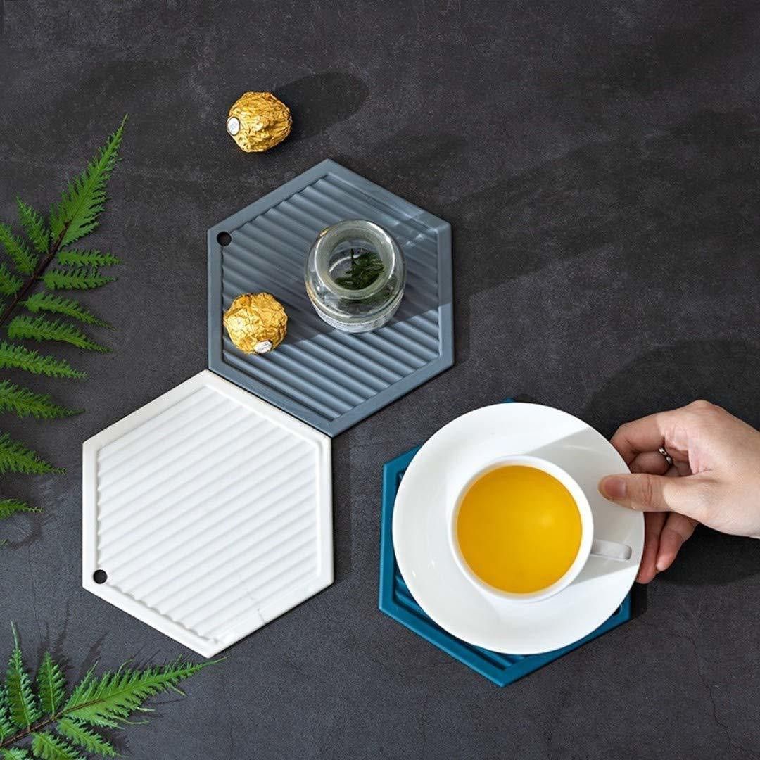 Silicone Rubber Trivet Mat for Hot Pan and Pot Hot Pads Counter Mat Heat Resistant Table Dish Drying Placements. Polished Trivet-image-41