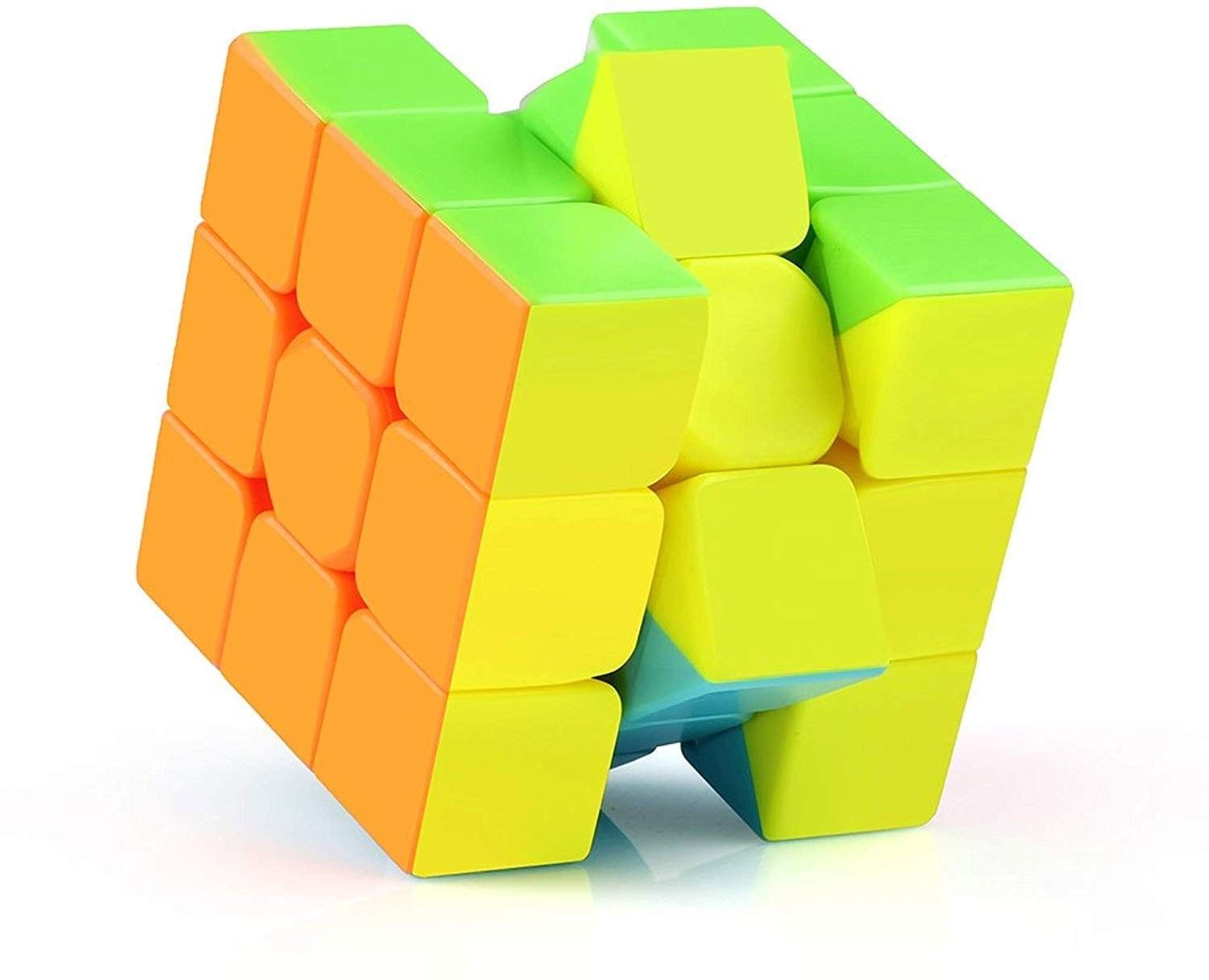 3x3 Speed Cube, Sticker less design, Good Plastic,Bright Colors,Stable & Smooth Rotations|Puzzles,Skill Development,Hand Eye cordination, Non-Toxic | Creative |Learning toy|Educational