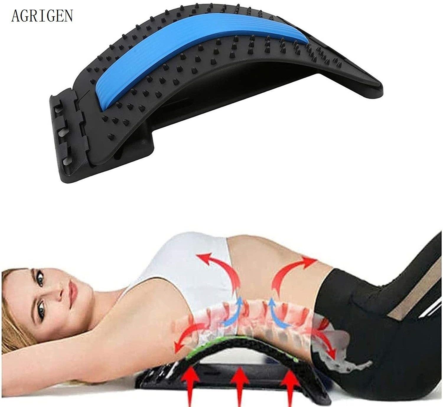 agrigen Lumbar Stretcher Tool for Lower and Upper Massager and (BS-08) Back / Lumbar Support-picture-20