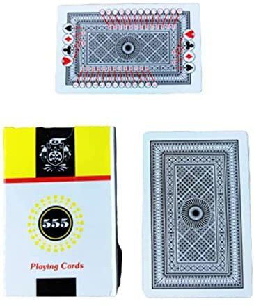 r.s.magic tricks Deluxe 555 Marked Deck Cheating Playing Cards Card Magic Non Plastic (Black)-picture-15