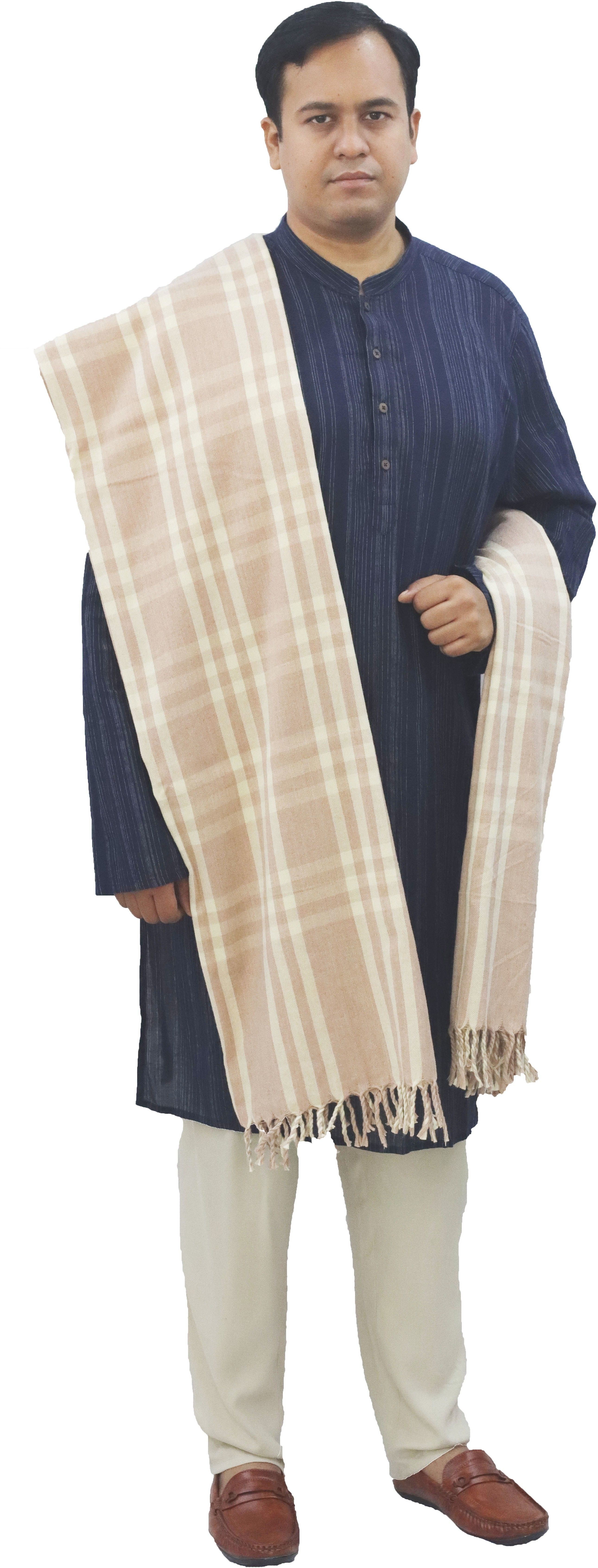 Vrinde Wool Checkered Men Shawl-picture-39