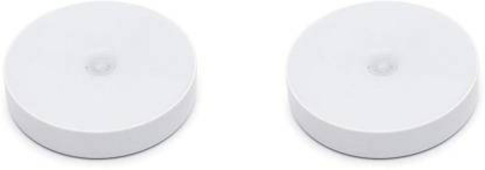 Motion Sensor Light Battery Operated Indoor/Outdoor LED Ceiling Lights for Hallway Laundry Stairs Garage Bathroom White Photocell Sensor ON/Off Upgrade Pack Of 2 Night Lamp Night Lamp-image-46