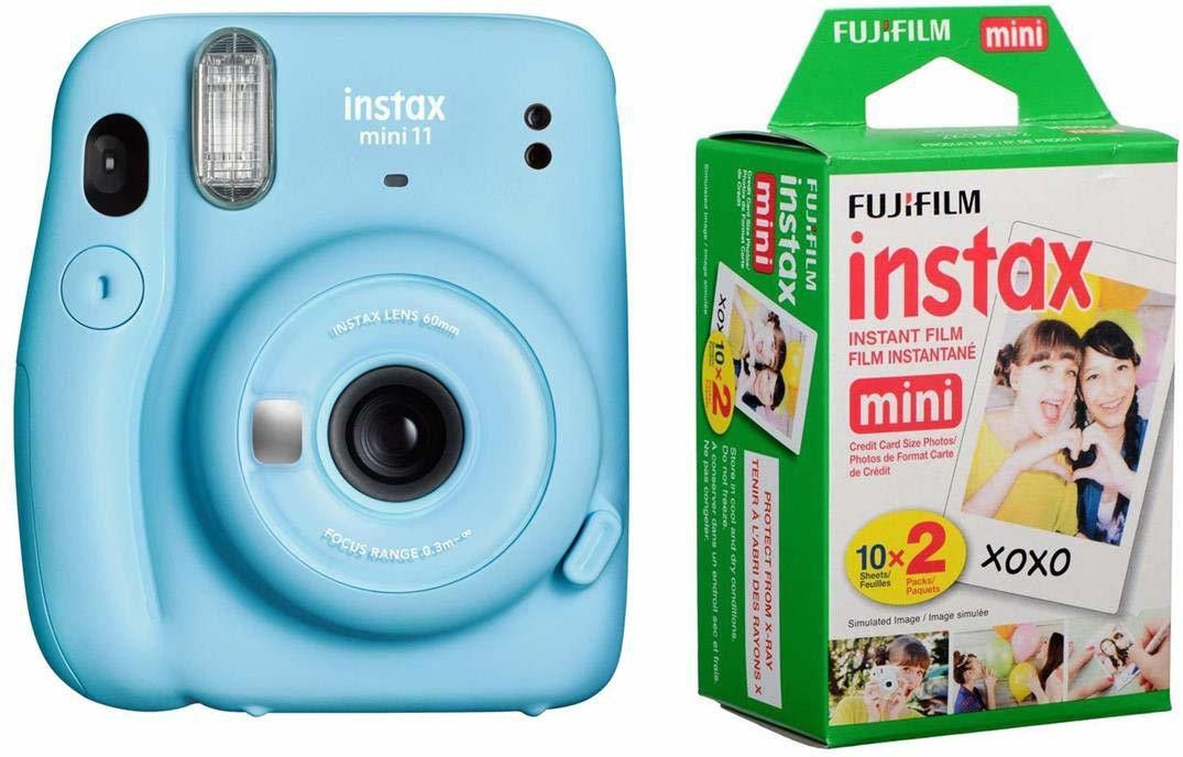 FUJIFILM Instax Mini 11 Sky Blue with 20 Shots Film Pack Instant Camera-picture-16