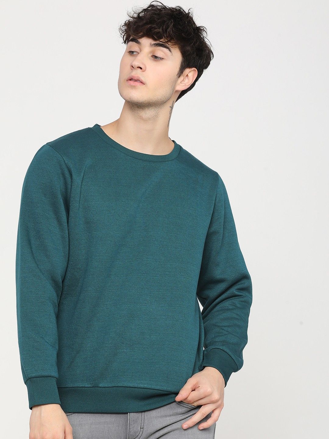 highlander Men Full Sleeve Self Design Sweatshirt-picture-28