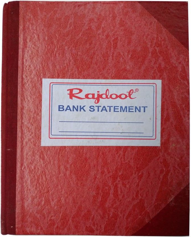 Bank Statement No 4 Peges 46 Register Size 20 X 15 46-Part Bank Statement-image-1