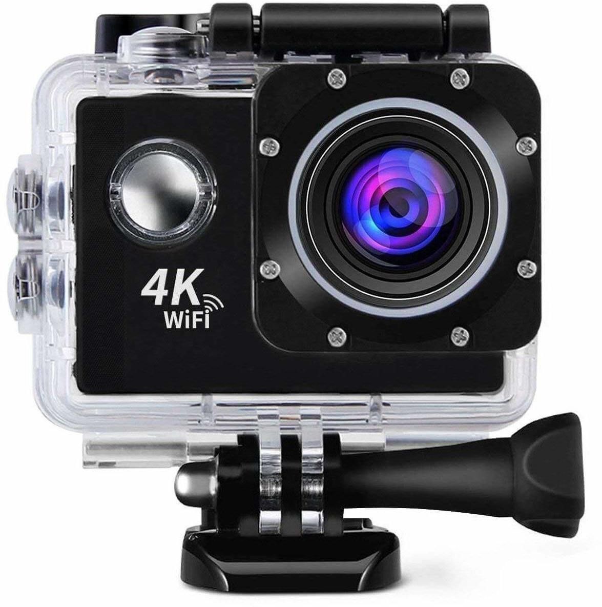 TECHEL 2 107 | Ultra HD 4K Wi-Fi Action Camera 100Ft Waterproof Sport Camera with 2 Inch LCD, 16MP 170 Degree Wide Angle Sports and Action Camera-image-47