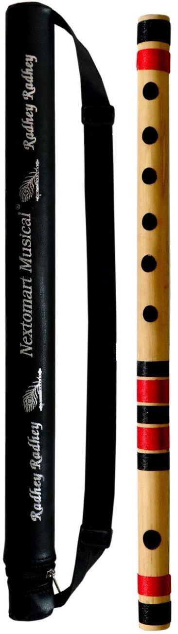 nextomart Beginner Flute C Scale 6 Hole Bamboo Bansuri with Free Flute Carry Bag Bamboo Flute-picture-18