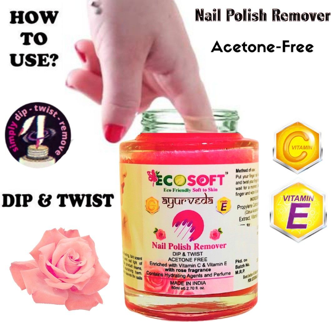 Ultimate Premium Dip & Twist Instant Nail Polish Remover Nail Polish Remover - Acetone Free, Enriched with Vitamin C or Vitamin E with ROSE Fragrance. Contains Hydrating Agents & Perfume. No parabens. No sulphates. Only love! Made in India.-image-36