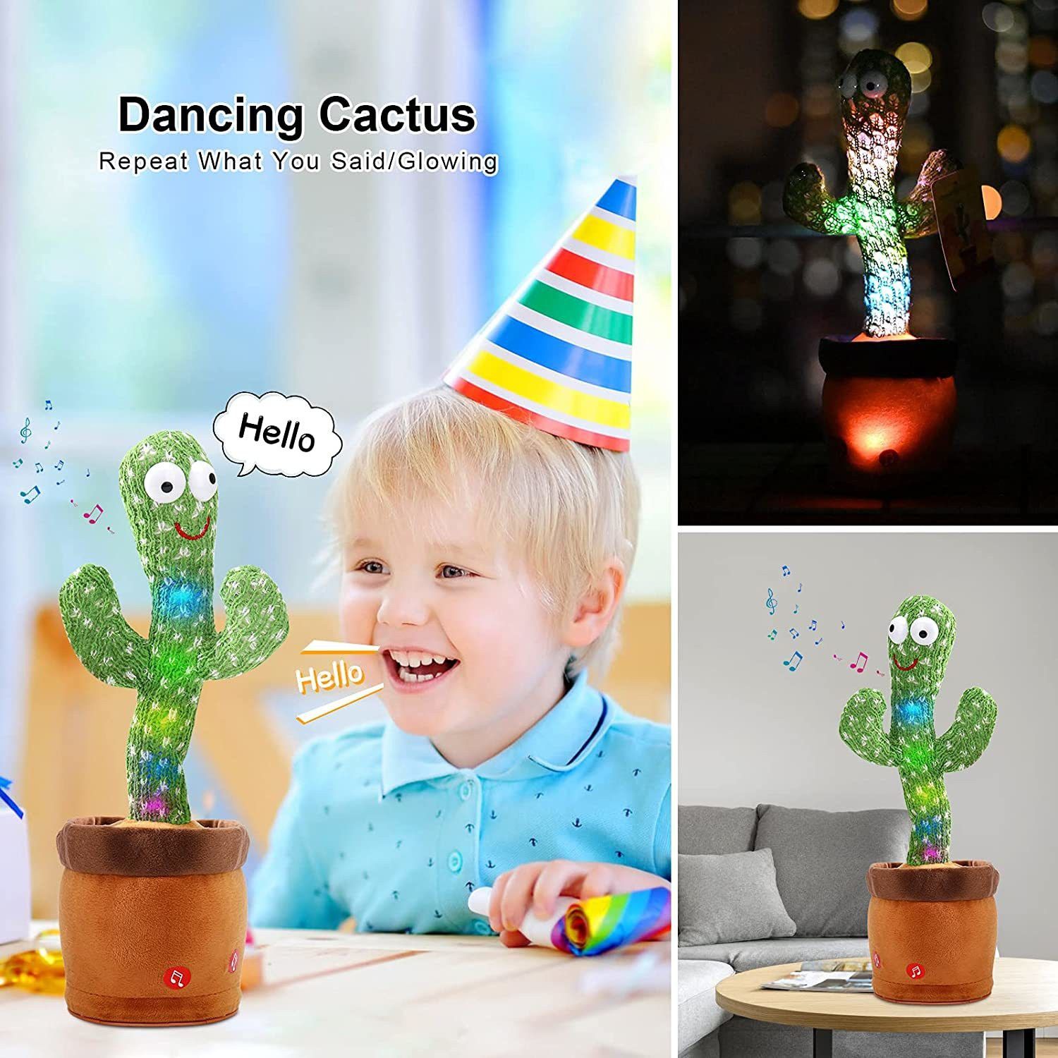 Dancing Cactus Toy Which Can Sing, Wriggle & Repeat Recording-302-image-21
