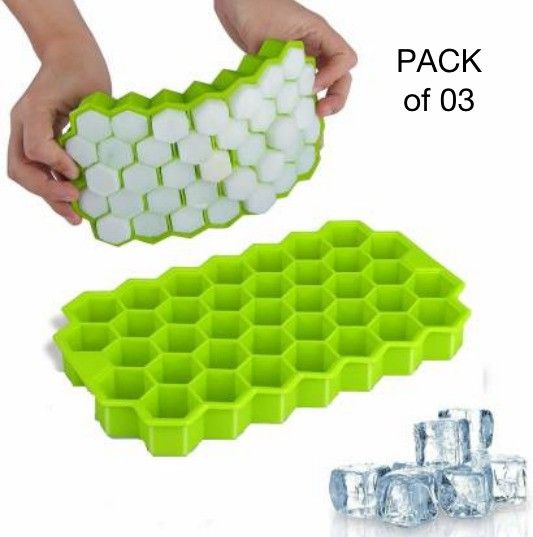 HoneyComb Tray Multicolor Silicone Ice Cube Tray-image-24