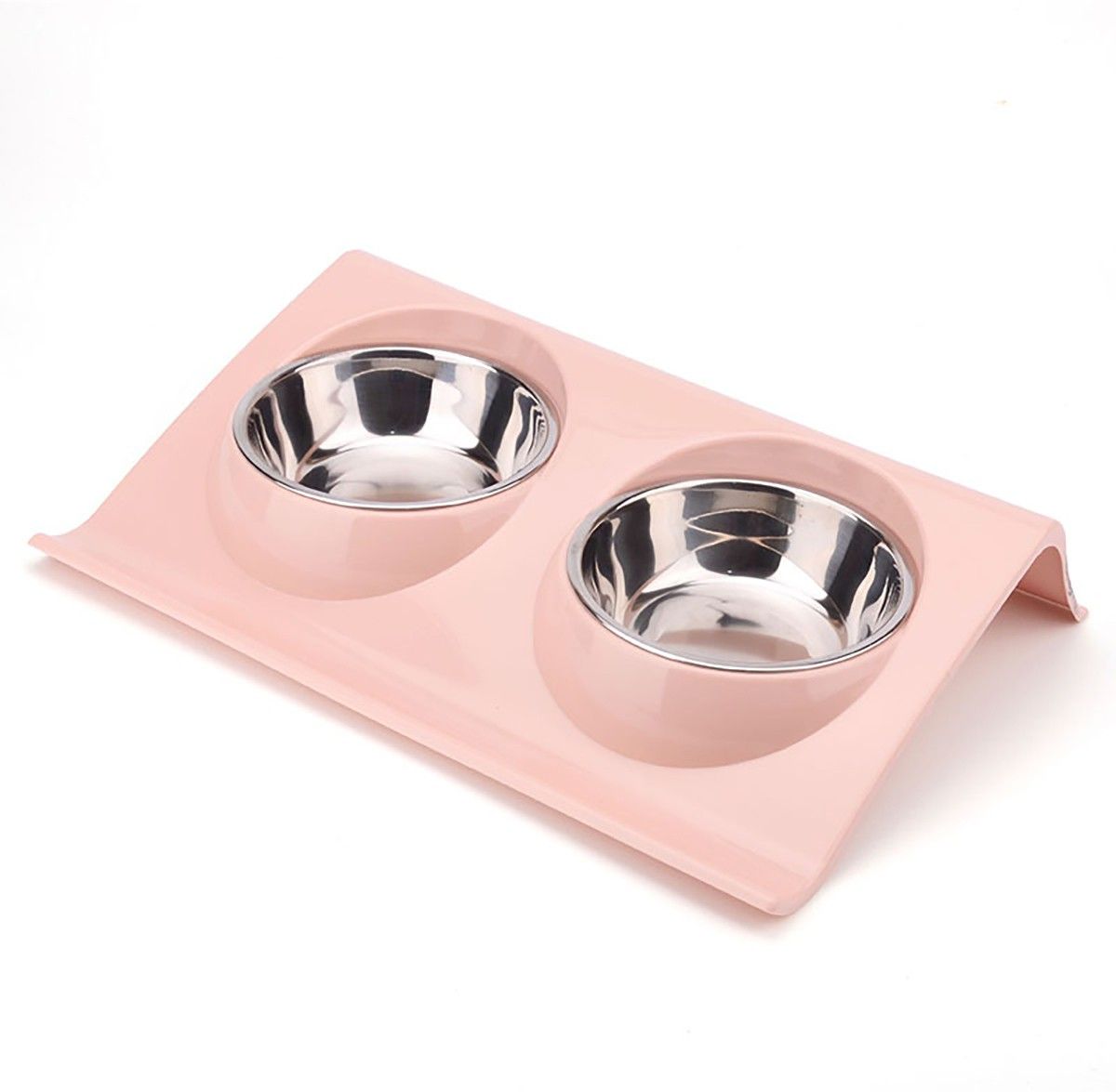 youstylo Dog Cat Feeding Bowl, Non Slip Bowl - Stainless Steel Pet Slower Food Feeding Dishes - Interactive Puppies Cats Feeder Bowls Pink Square Plastic Pet Bowl-picture-32