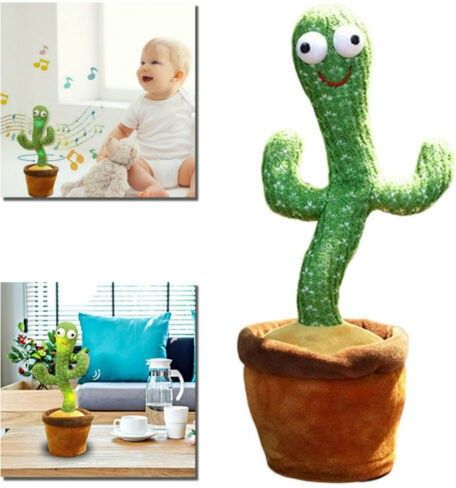galox Colorful Glowing Talking Toy, Repeating What You Say Cactus Toys Singing 120 Songs Plush Electronic Baby Toys Funny Creative Kids Toy-picture-15
