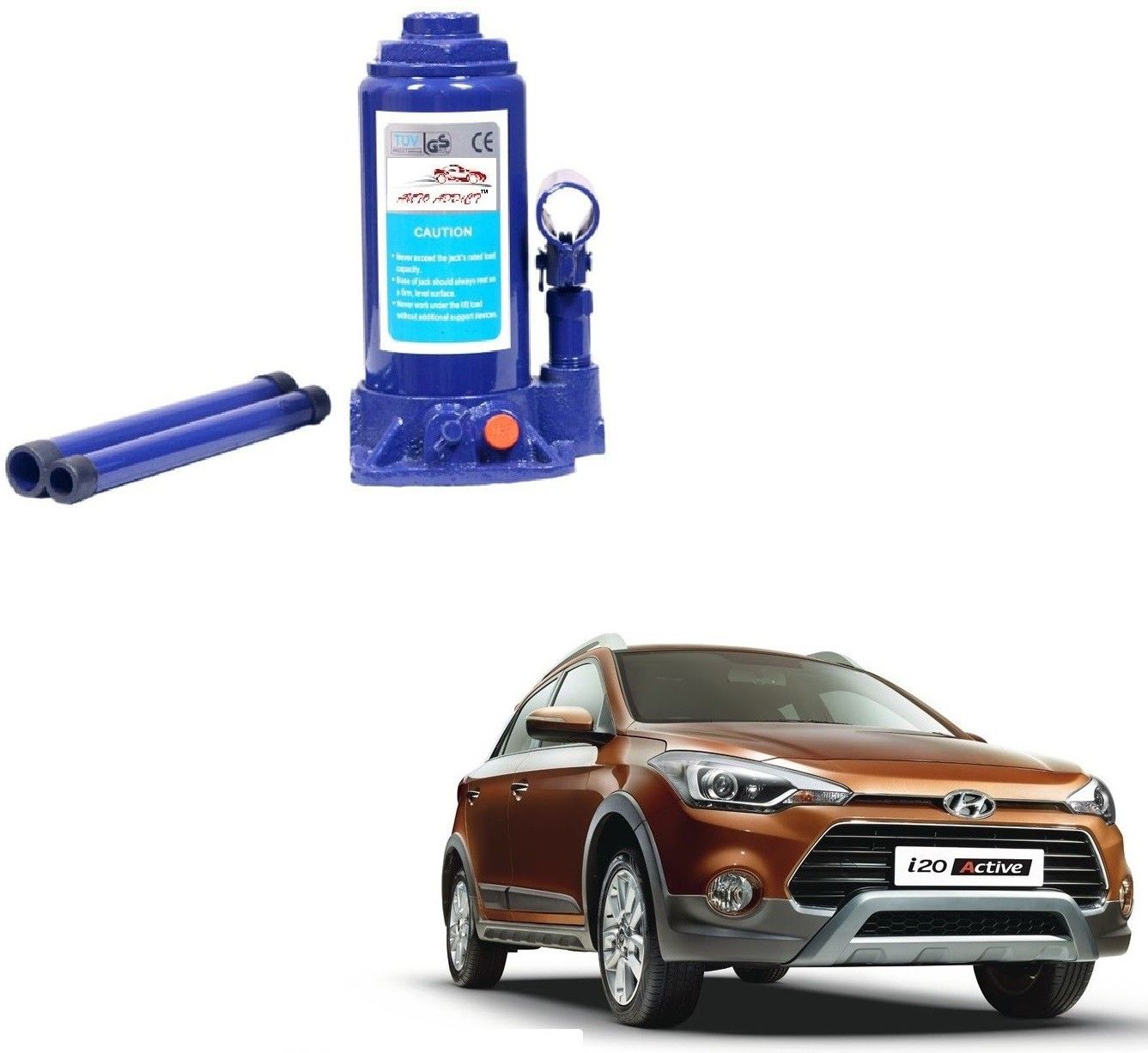auto addict Car Jack 3 ton Hydraulic Bottle Jack For Hyundai i20 Active(2014-2019) Vehicle Jack-picture-27