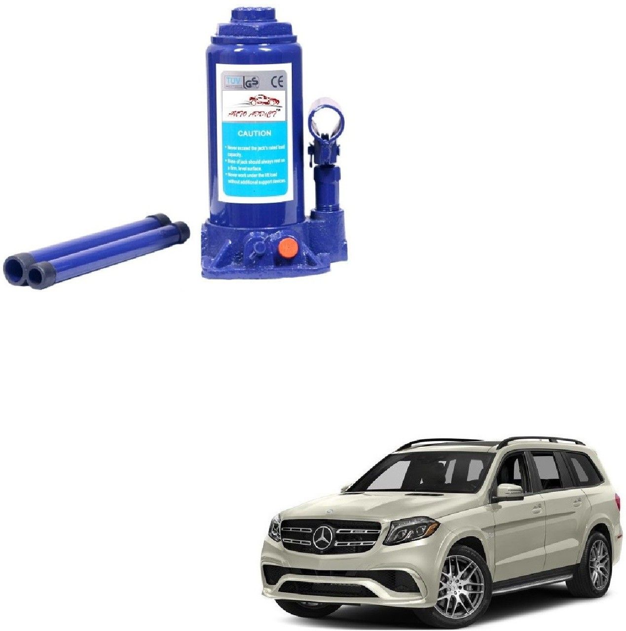 Car Jack 3 ton Hydraulic Bottle Jack For Mercedes Benz GLS-Class Vehicle Jack-image-17
