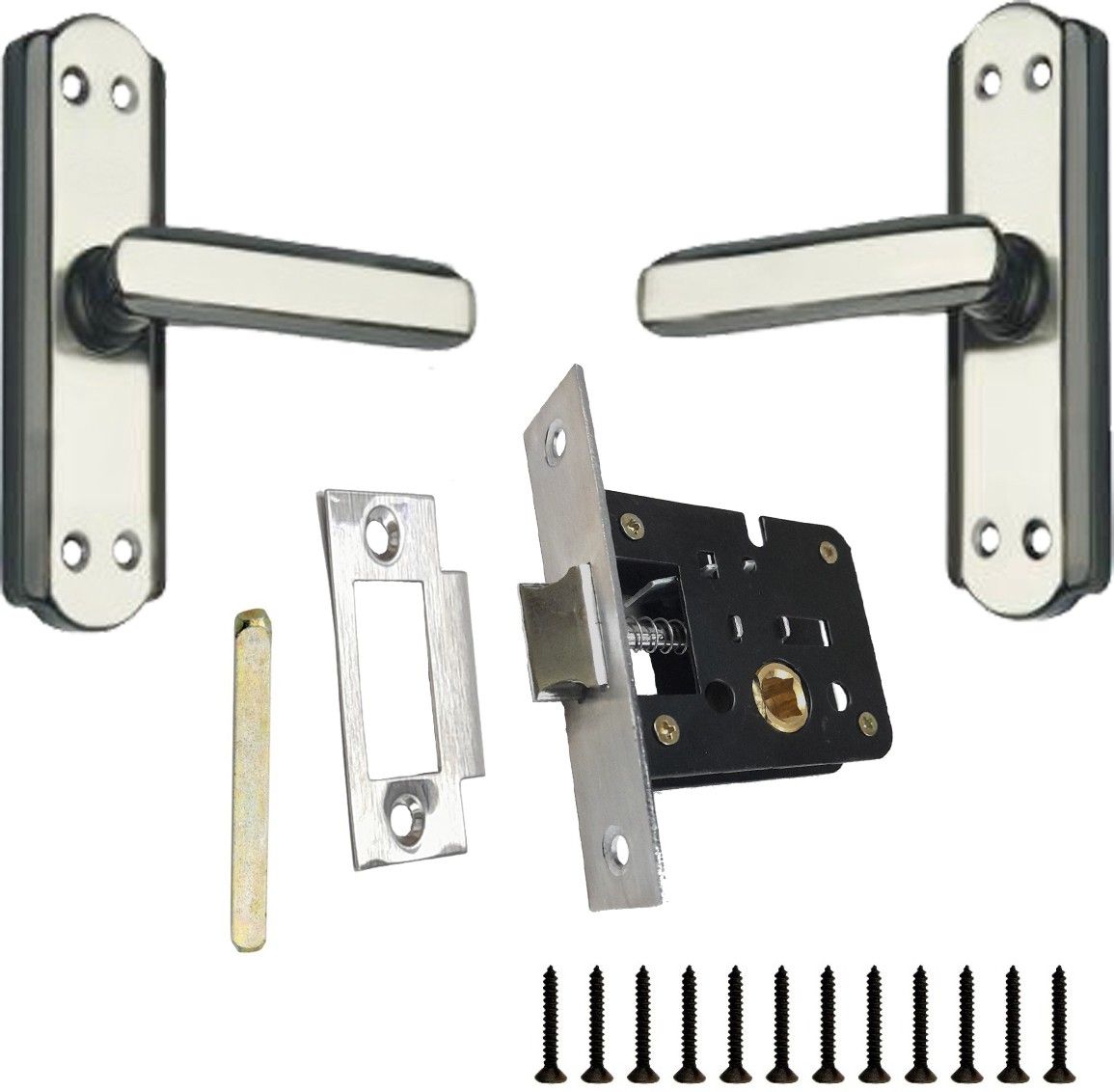 buckler Iron-Brass-Steel Silver- Black- 5 Inch Baby Latch For Kitchen, Bathroom Lock-picture-27