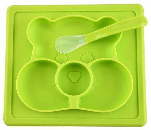 hari Baby Placemat Silicone Feeding Plate for Toddlers, Easily Wipe Clean- Silicone-picture-1