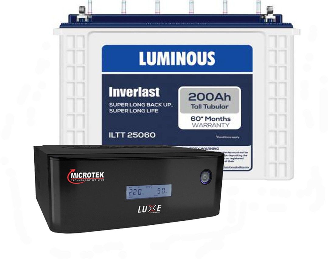 ILTT25060 +MICROTEK UPS LUXE SW 1200 (12V) Tubular Inverter Battery-image-7