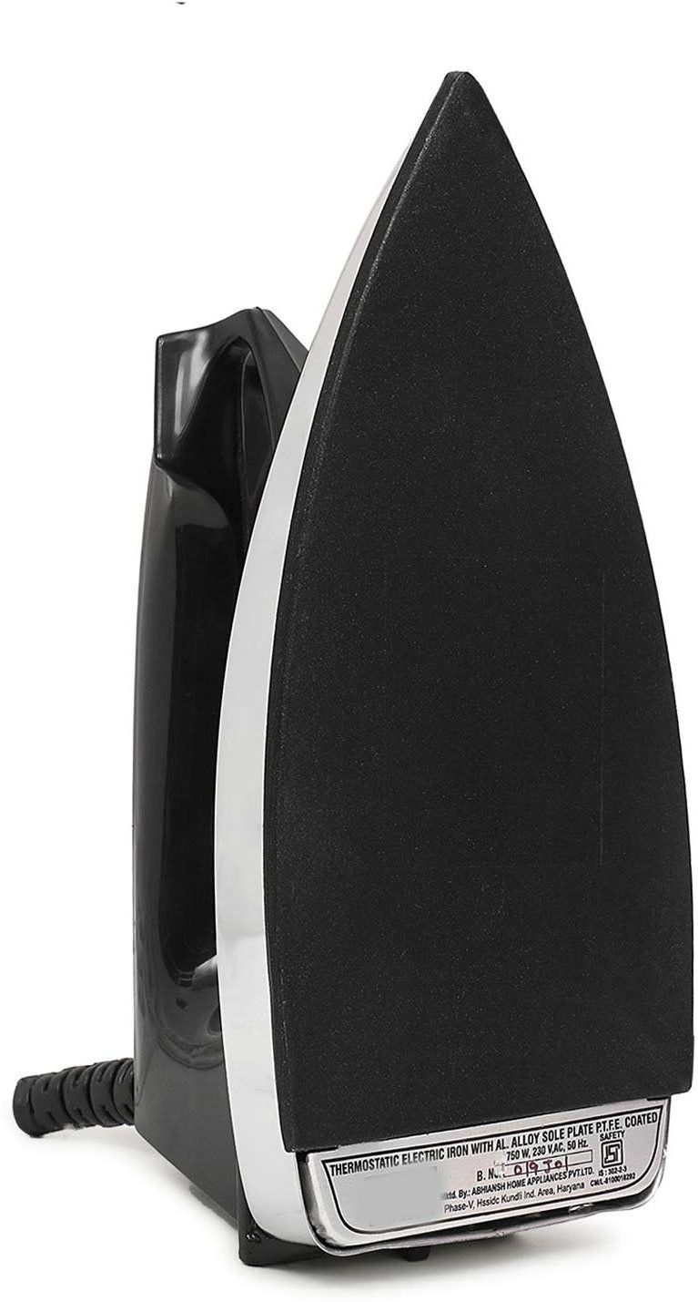 Hot Selling Iron Non Stick Coated ideal for your Home it use 750W of energy to effectively remove tough creases so that you get wrinkle-free clothes its ergonomic handle gives you a secure grip for a convenient ironing experience 7500 W Dry Iron-image-10