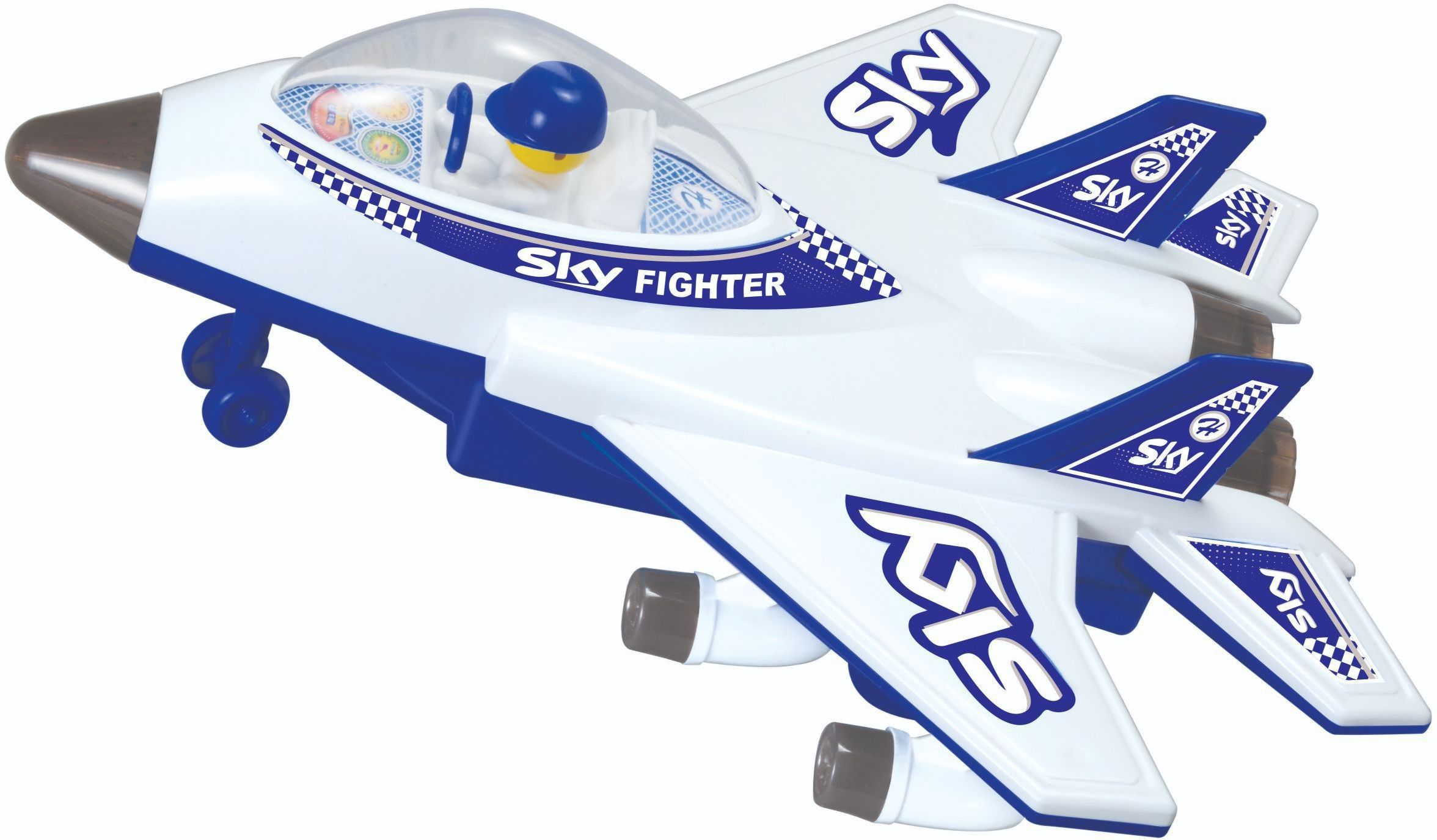sve ABS Plastic Big Size Unbreakable Pull Along with Friction Powered Sky Fighter Plane Vehicle Toy for Kids-picture-11