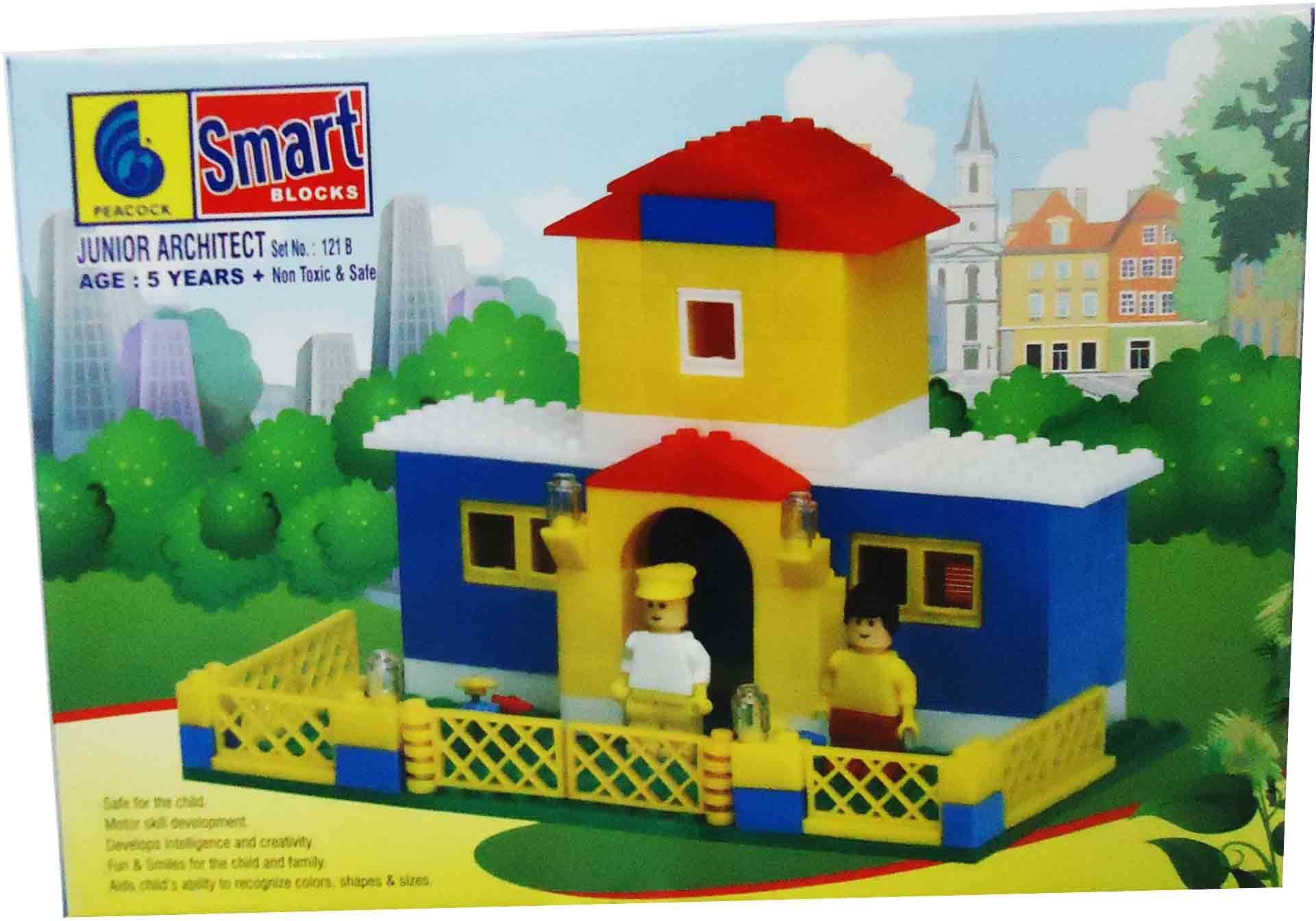 Games And Toys Junior Architect Set (Interlocking Blocks) For 5+ Age Kids-image-5