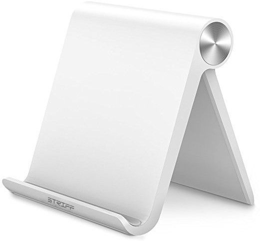 STRIFF Multi-Angle Phone/Tablet Stand,Portable&Foldable, for smart phones(White) Mobile Holder
