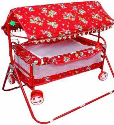 baby cradle,swing,palna and baby jhula for new born baby Bassinet (red hood)-image-20