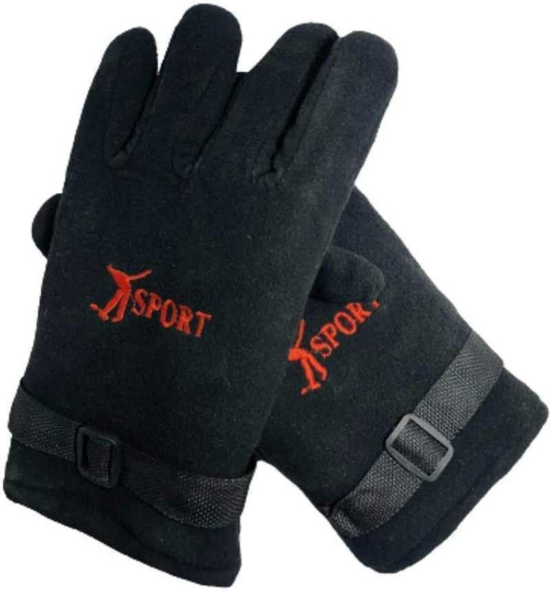 Solid Winter Men Gloves