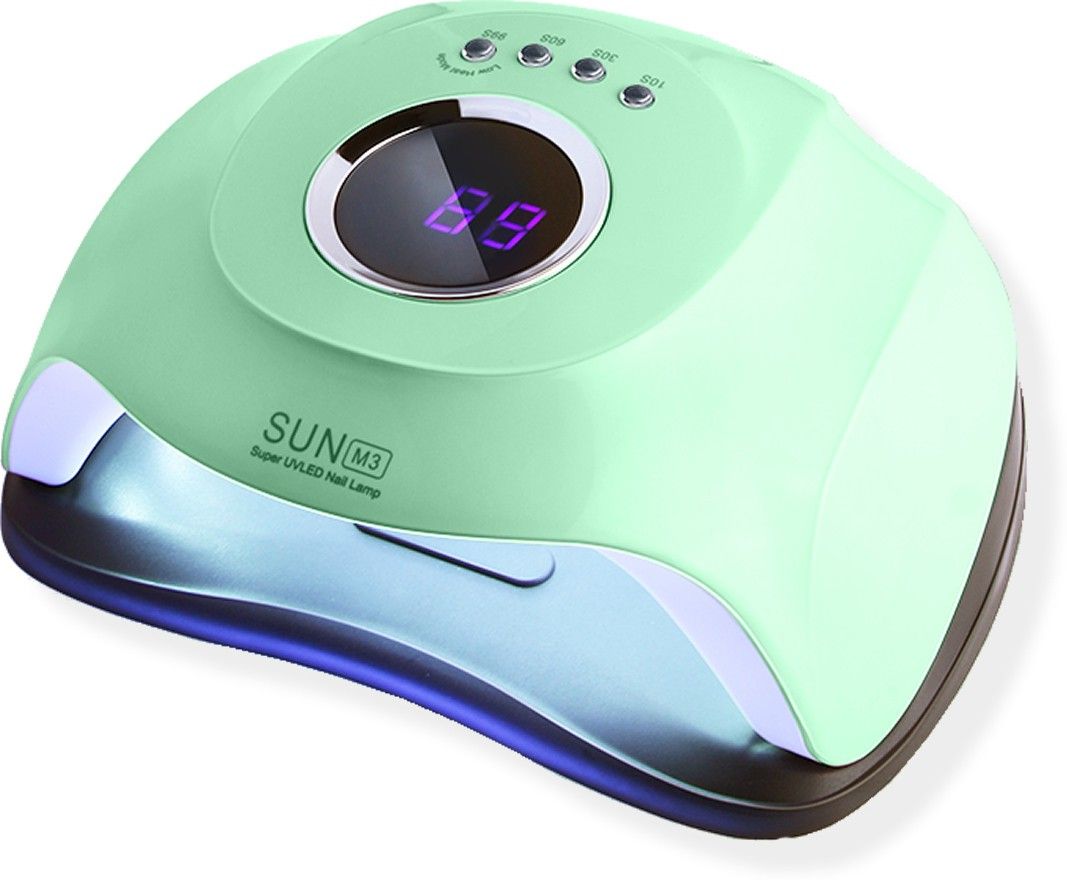 fstyler 45pc Double Light Source (365+405nm)LED's UV Nail Gel Dryer Lamp For Manicure 180W Dual Power Professional Gel Polish LED Nail Dryer Lamp SUN-M3 UV LED Nail Lamp for Curing All Gel Polish Drying with Auto Sensor and 4 Mode Timer Button (Salon Quality) Nail Polish Dryer-picture-13