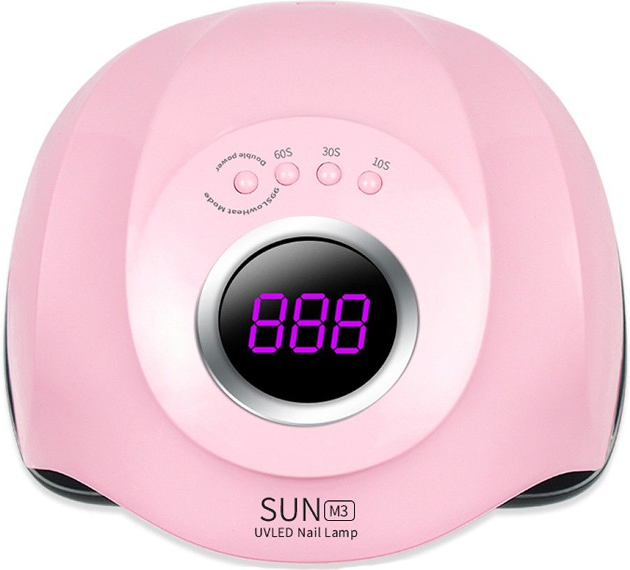 45pc Double Light Source (365+405nm)LED's UV Nail Gel Dryer Lamp For Manicure 180W Dual Power Professional Gel Polish LED Nail Dryer Lamp SUN-M3 UV LED Nail Lamp for Curing All Gel Polish Drying with Auto Sensor and 4 Mode Timer Button (Professional Salon Series) Nail Polish Dryer-image-4