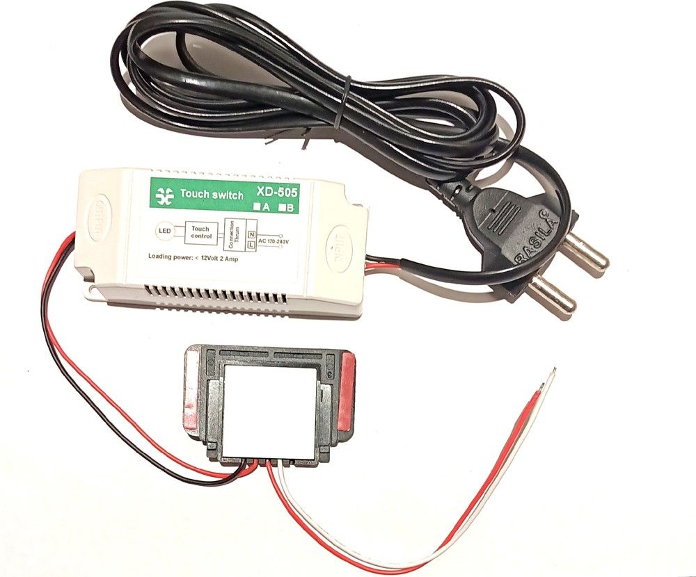 SiSAH 100-250VAC Touch Sensitive On/Off With Dimmer Switch For mirror(XD-505-B) Smart Kit-image-1