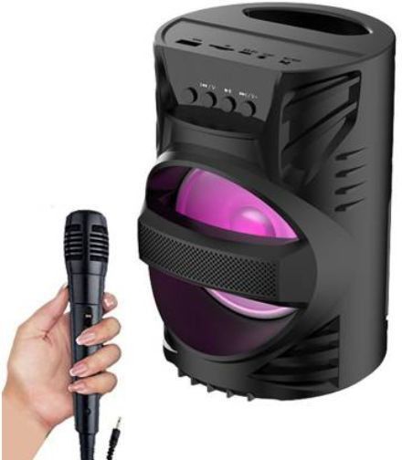 Clairbell ZZJ_426H_LZ 4104||WS-04|| Karaoke Speaker With Mic Super Bass Bluetooth Wireless Portable compatiable With all smart phones || Karaoke Bluetooth speaker with SD card and USB slot Wireless Bluetooth Multimedia Speaker || Wireless Speaker Ultra Loud Stereo sound || Bluetooth Speaker for Desktop PC|| Bluetooth Speaker Home Audio|| Perfect for home DJ audio player and DJ for outdoor activities || FM , Aux, TF, Speaker Phone / Wireless Speaker Compatible with all your devices. 15 W Bluetooth Tower Speaker-picture-22