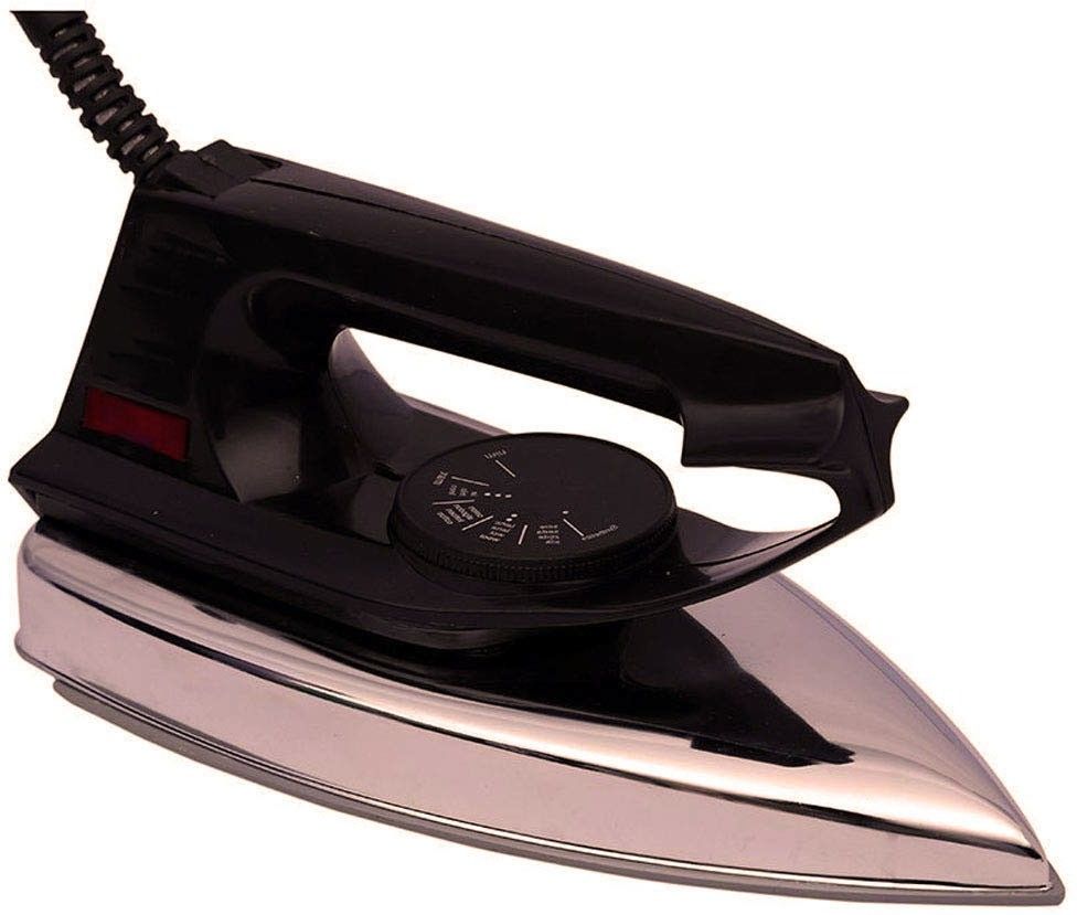 D-55 Iron Non Stick Coated ideal for your Home it use 750W of energy to effectively Remove tough creases so that you get wrinkle-free clothes its Ergonomic Handle gives you a secure grip for a convenient ironing experience And easy to carry In Traveling Bag 7500 W Dry Iron-image-9