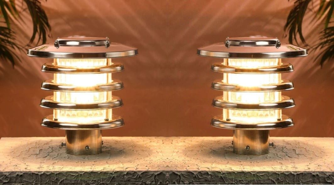 kinis KIN- MAGIC Modern Shape Gate Light/Outdoor Light/Pillar Light for Outdoor Home, Pack of 2 Gate Light Outdoor Lamp-picture-39