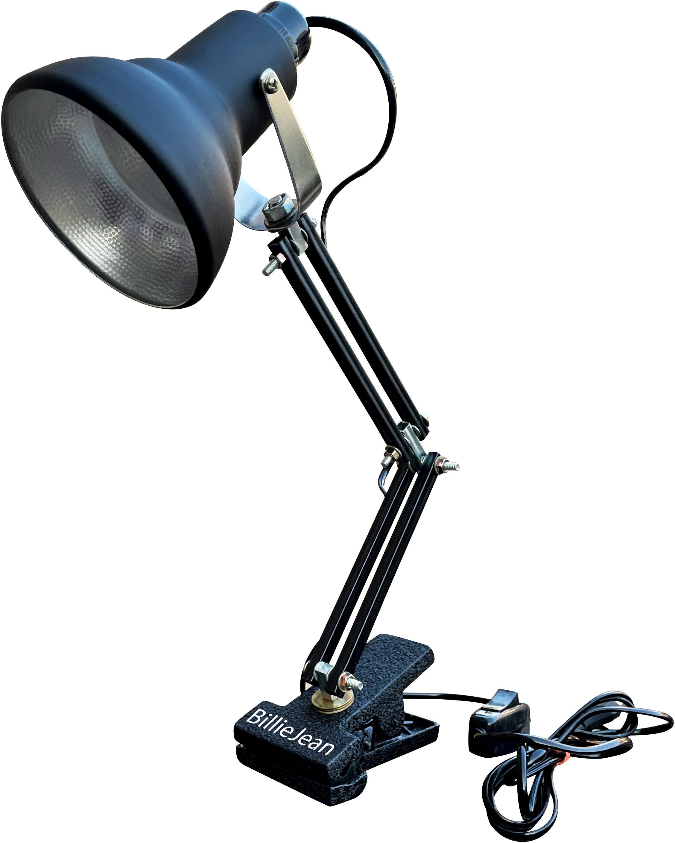 Matte Black Clamp Reading & Studying Table Lamp-image-27