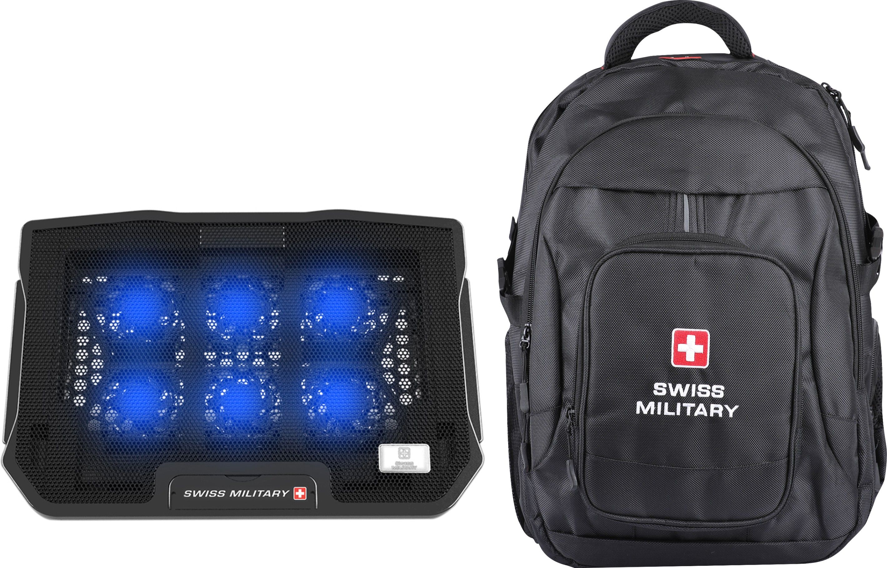 SWISS MILITARY Laptop Cooling Pad and Laptop Backpack Combo Set-image-3